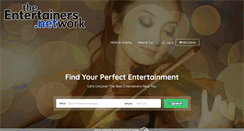 Desktop Screenshot of entertainers.net