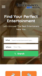 Mobile Screenshot of entertainers.net